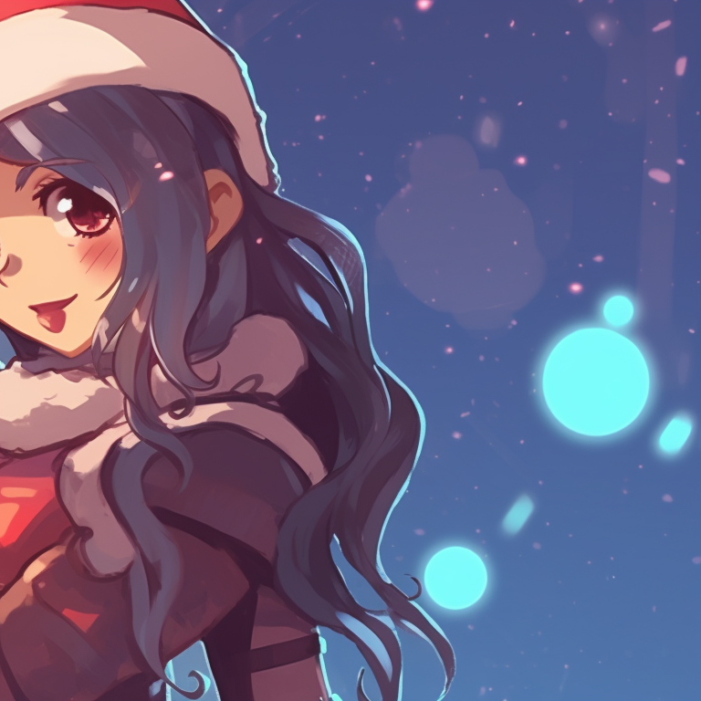 Two characters in intense close-quarters fight, vibrant colors and Christmas paraphernalia valorant christmas pfp matchups pfp for discord.