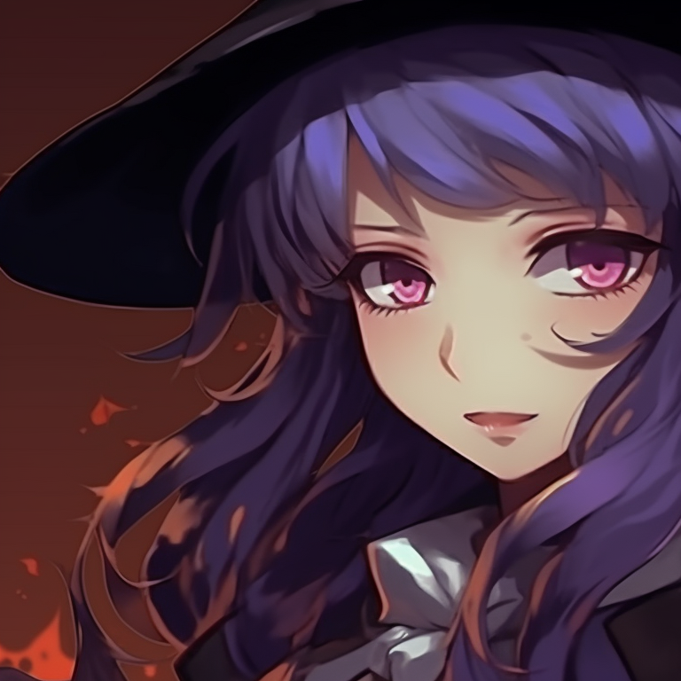 Two characters as vampires, gothic style with deep reds and blacks. group themed halloween pfp ideas pfp for discord.