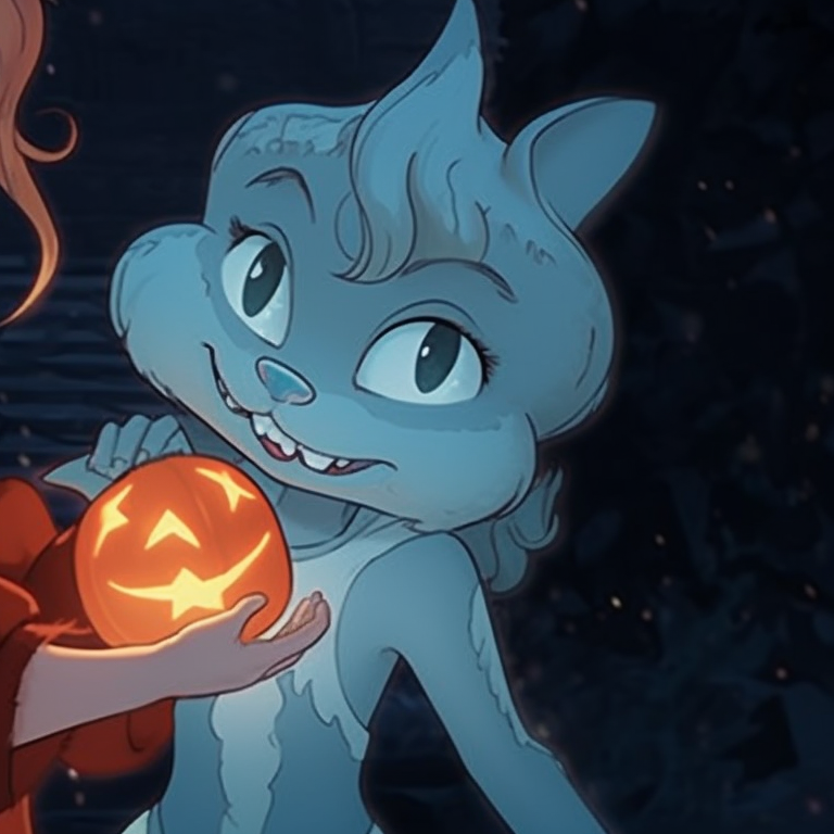 Two characters from Disney Princess line-up, ghostly effects and soft shading, floating ghosts in the background. disney halloween matching pfp - for girls pfp for discord.