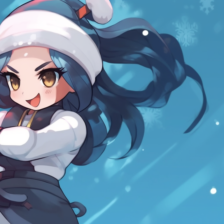 Characters in Christmas carol attire, soft lighting and friendly from their singing interaction. matching valorant christmas pfp skins pfp for discord.