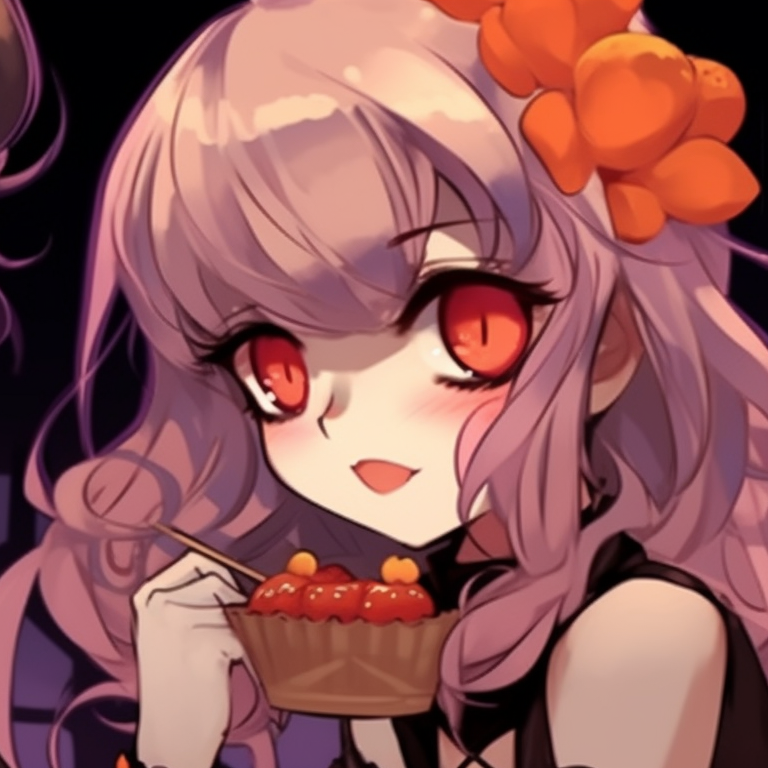 Two ominous characters clad in Halloween costumes, sporting piercing gaze. gloomy halloween - sad matching pfps pfp for discord.