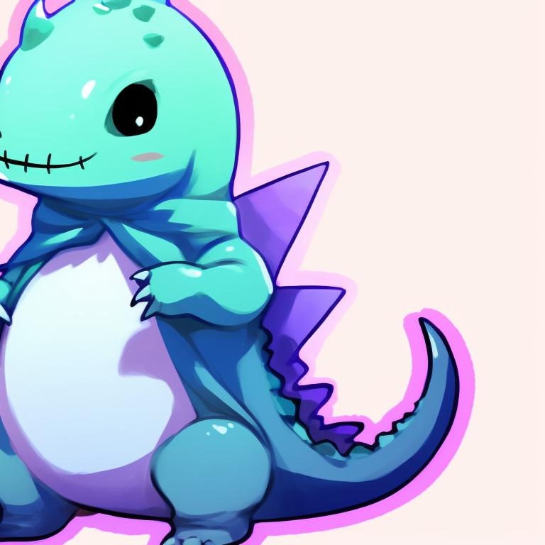 Two characters, one as a dinosaur skeleton and the other as a witch, against a gloomy background with full moon creative dino matching pfp halloween theme pfp for discord.