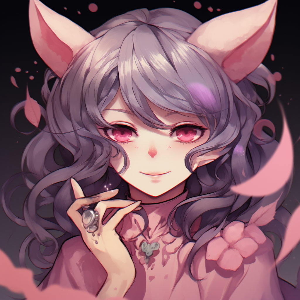 Netsuko Kamado in her adorable human form, pastel colors and soft shading. anime demon pfp for fans pfp for discord.
