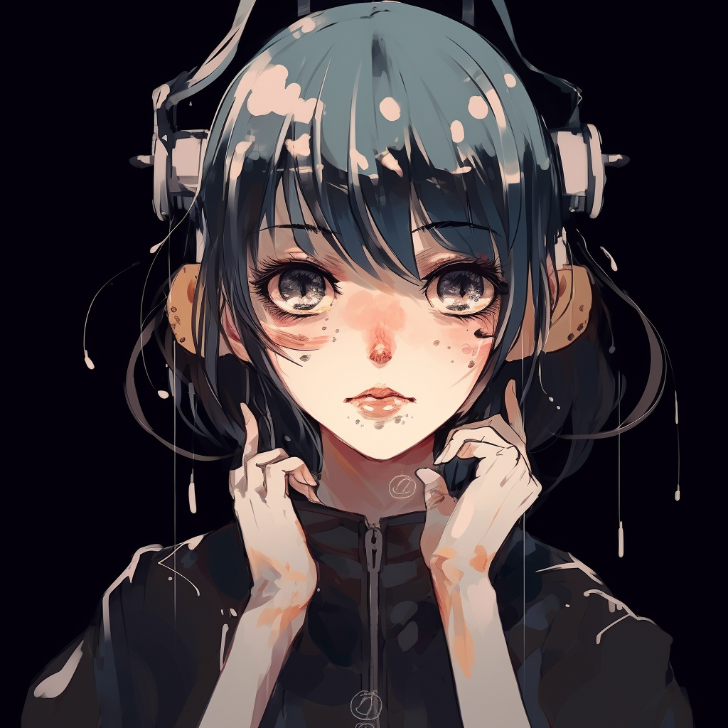 Princess Mononoke in royal attire, intricate design and bold color contrast. top-rated edgy anime pfp