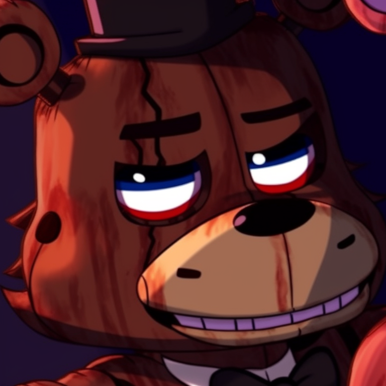 Night guard and Purple guy, contrasting auras and intense expressions in dark setting. find your perfect fnaf matching pfp pfp for discord.