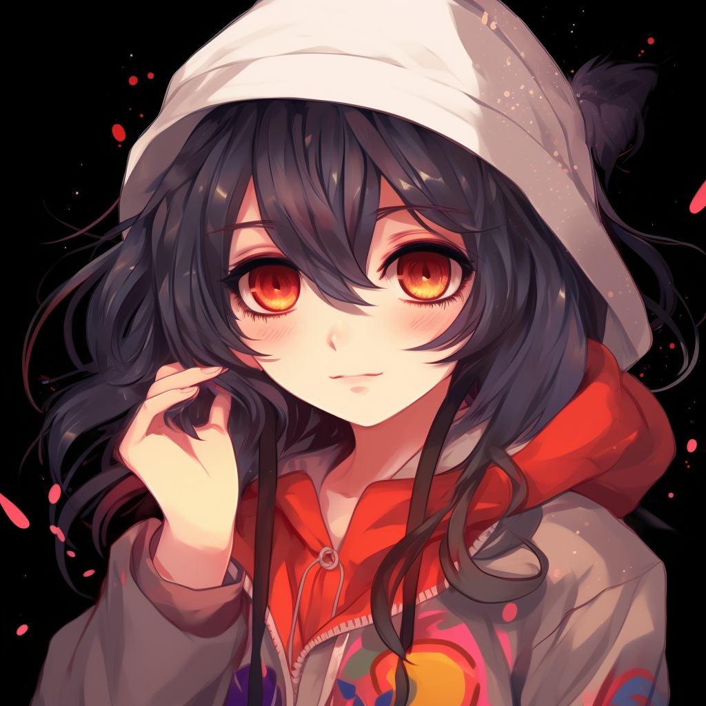 Modern style anime girl with detailed hair and contemporary clothing. anime girl pfp styles