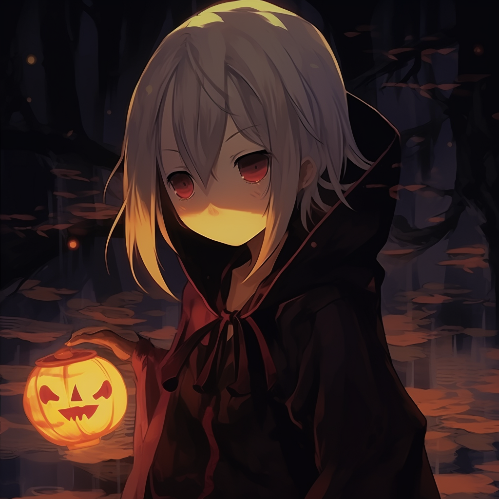 No Face from Spirited Away, depicted in eerie shadows and highlights. ideas for anime halloween pfp