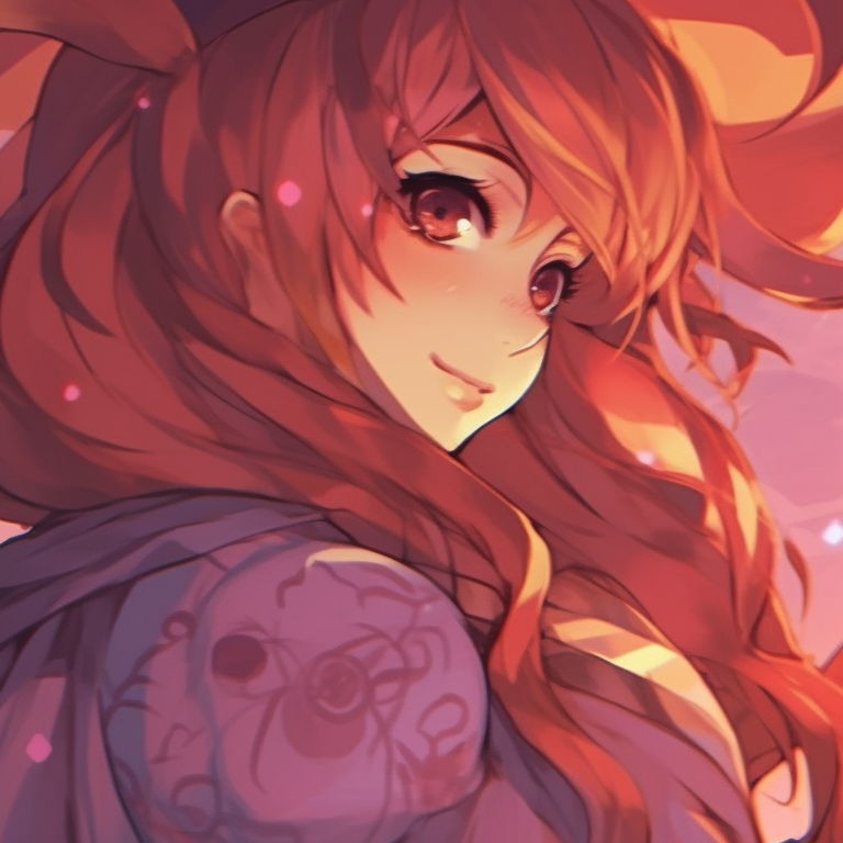 Two characters with astronomical elements, cool tones with stardust and nebulae, gazing at each other intently. anime couples aesthetic matching pfp pfp for discord.