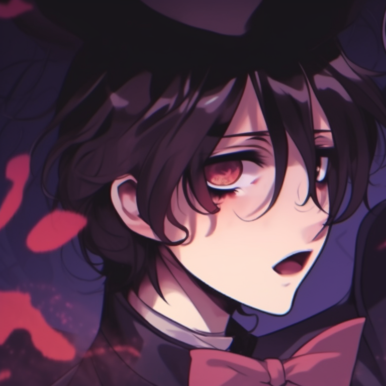 Two characters with sad pumpkin-themed accessories, warm autumn colors and soft candlelight halloween pfps - matching theme with sad tone pfp for discord.