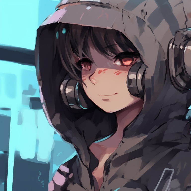 Two characters in traditional clothing, vintage shades and delicate rendering, enjoying tea together cool matching pfp for duo friends pfp for discord.