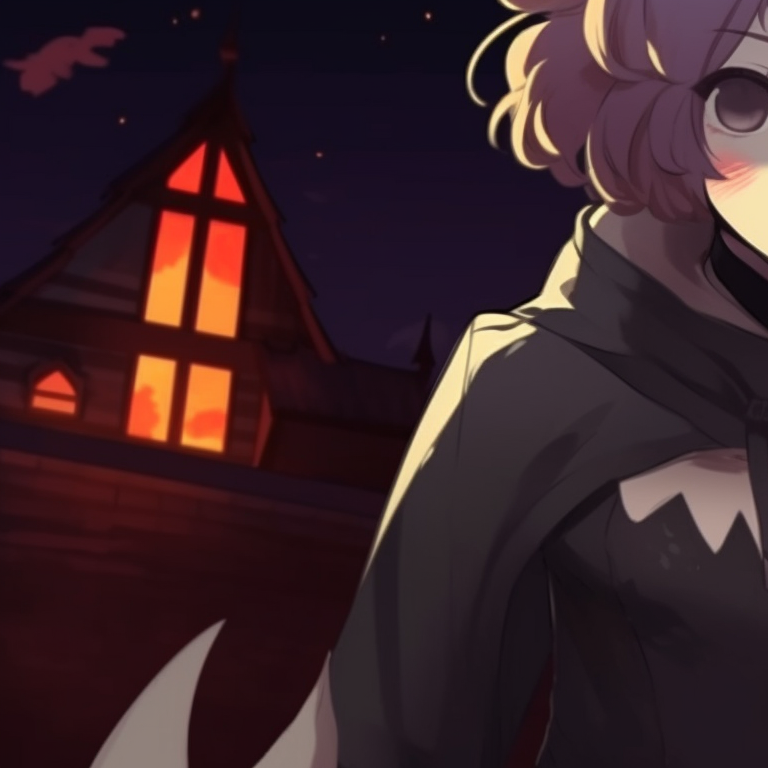 Close-up of two characters in skeleton makeup, high contrast and chilling details. unique non-anime halloween matching pfp themes pfp for discord.