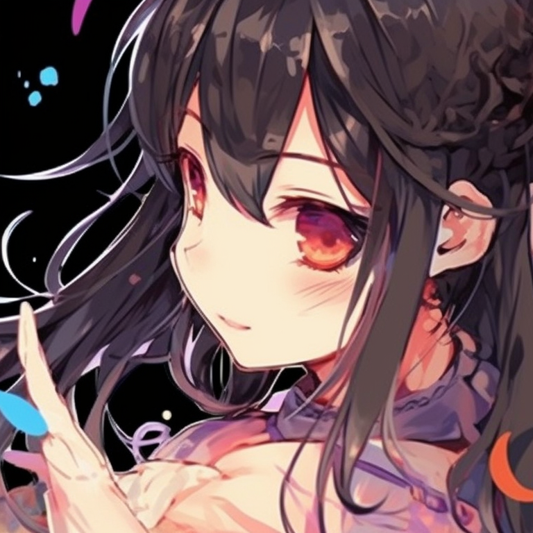 Two characters with supernatural elements, glowing aspects, and detailed costumes. diverse matching pfp styles for anime best friends pfp for discord.