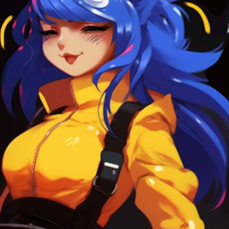 Two characters giggling, bright colors and exaggerated facial expressions funny matching pfp designed for friends pfp for discord.