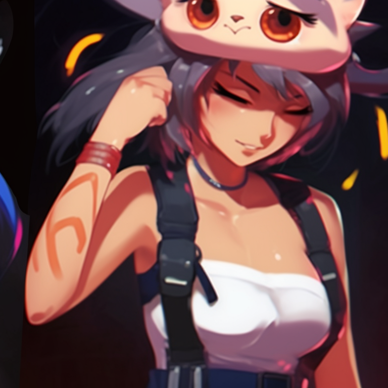 Two characters giggling, bright colors and exaggerated facial expressions funny matching pfp designed for friends pfp for discord.