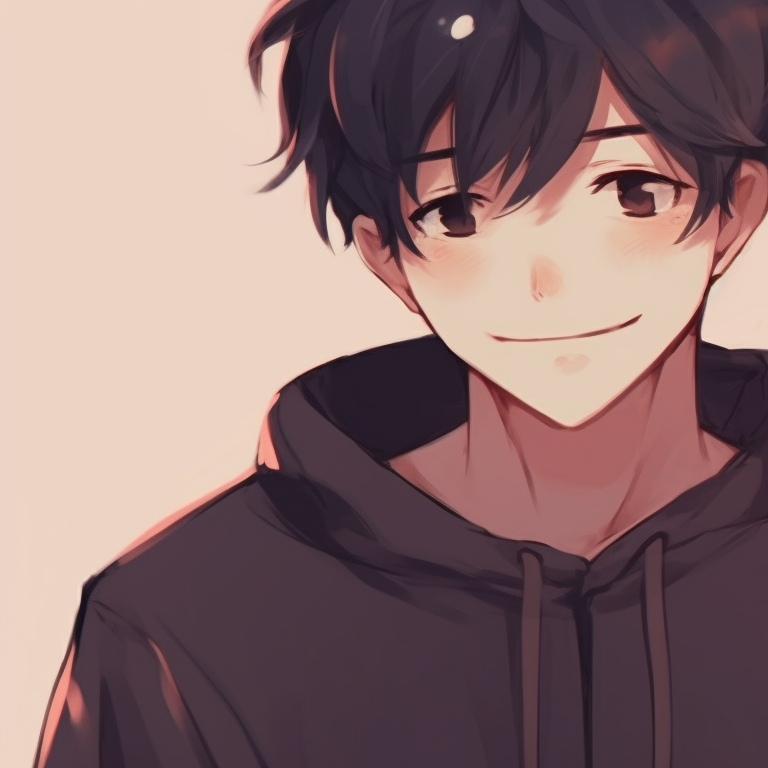 Two characters with cosmos as their backdrop, striking blue and purple tones, gentle touches. cool anime matching pfp couple pfp for discord.