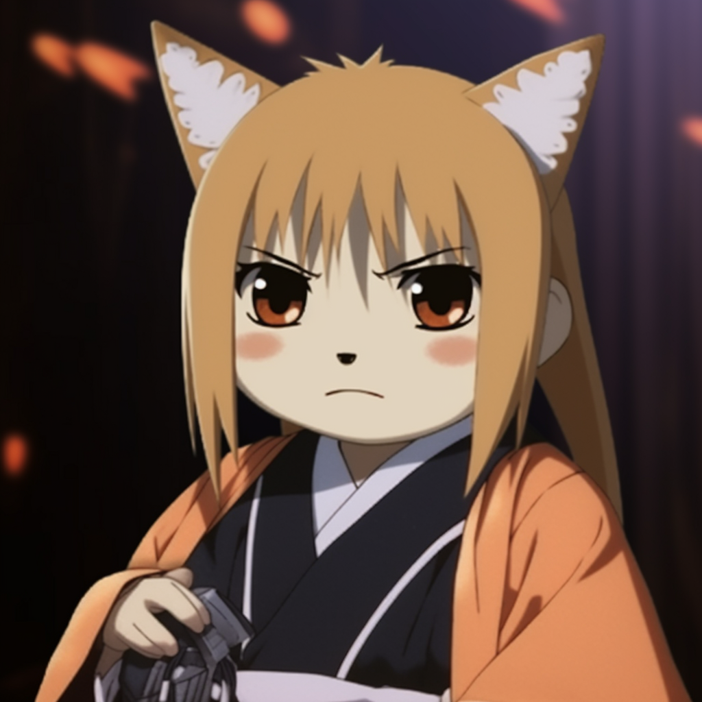 Famous Doge meme character portrayed as Bleach's Ichigo, with distinctive hair and costume pfp featuring anime meme pfp for discord.
