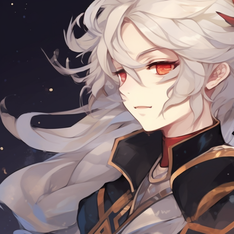 Two characters by the sea, soothing color palette and peaceful expressions. genshin matching pfp with unique looks pfp for discord.