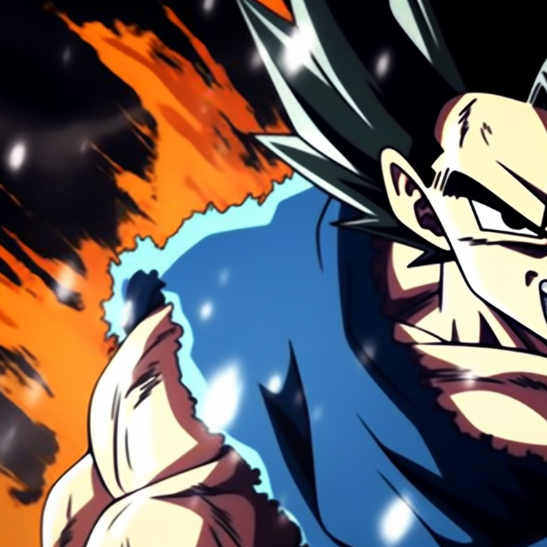 Goku and Vegeta displaying their powers, fire-like aura for Goku and icy aura for Vegeta. best friend goku and vegeta matching pfp pfp for discord.