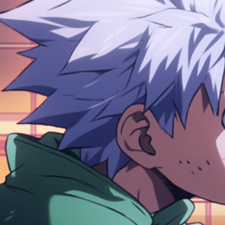 Gon and Killua in mid-battle, bright flashes of their powers, strong line work, and motion effects. gon and killua matching pfp gif pfp for discord.