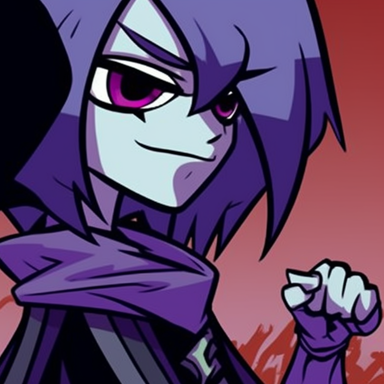 Beastboy and Raven in playful Halloween costumes, bold colors and comic style, hinting to their fun dynamic. icons of beastboy and raven in halloween costume pfp for discord.