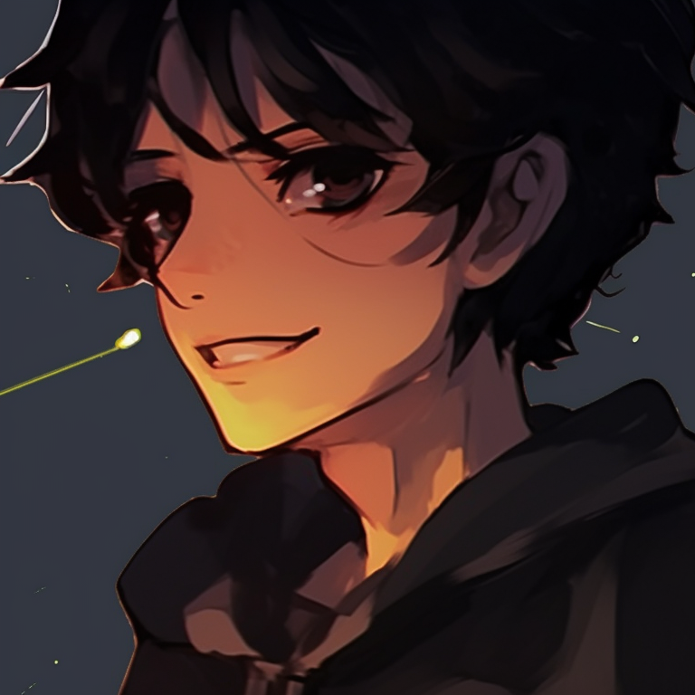 Two characters sharing a strong aura, bold hues and intense eyes. famous aesthetic matching pfp references pfp for discord.