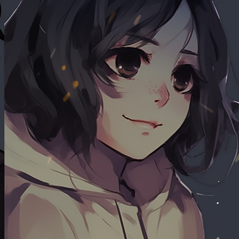 Two characters sharing a strong aura, bold hues and intense eyes. famous aesthetic matching pfp references pfp for discord.