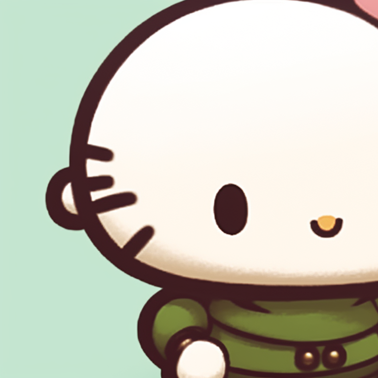 Little Twin Stars, light pastel colors, in coordinated poses against a starry backdrop. stylish matching sanrio pfp pfp for discord.