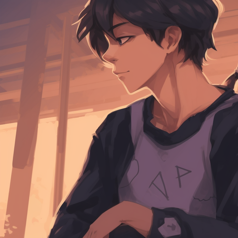 Two characters, vibrant hues, staring affectionately at each other. attractive real-life matching couple pfp pfp for discord.