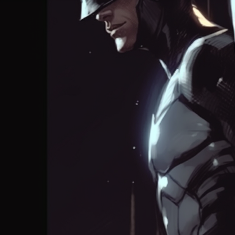 A gothic styled Batman and Catwoman, showcasing high contrast and sultry expressions. matching pfp ideas for batman and catwoman fans pfp for discord.