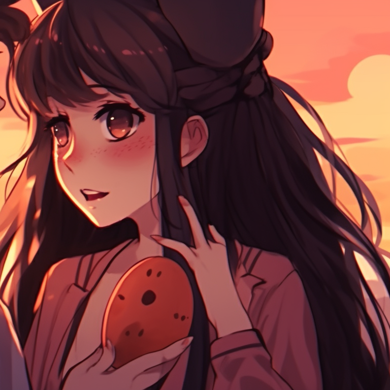 Silhouettes of two characters against a luminous backdrop, contrast of light and dark tones. perfect matching pfp for bf and gf in real life pfp for discord.