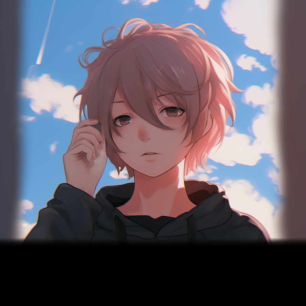 Profile picture of Sakura showcasing her mellow expression, with tranquil hues used for detailing. characters' chill anime pfp