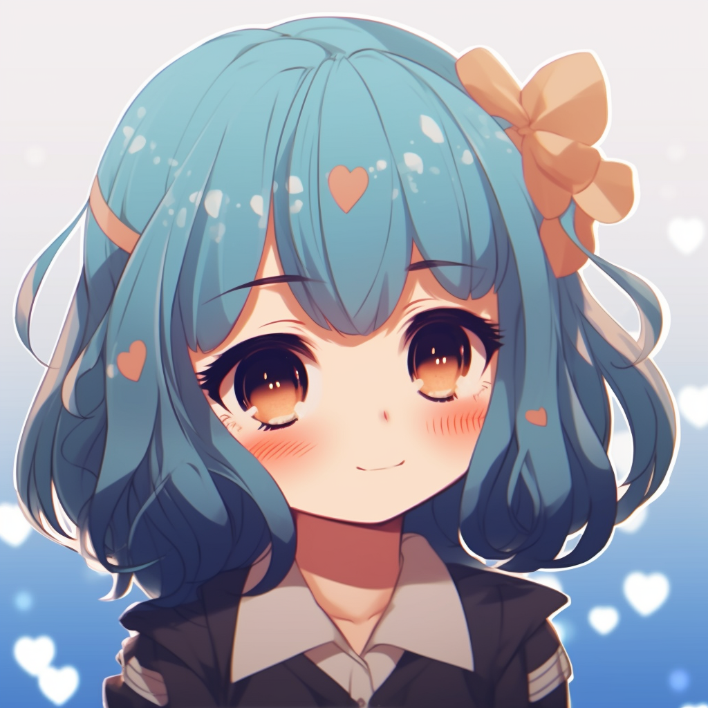 Delightful pastel colours dominate this chibi-style anime profile pic. chibi aesthetic cute anime pfp pfp for discord.