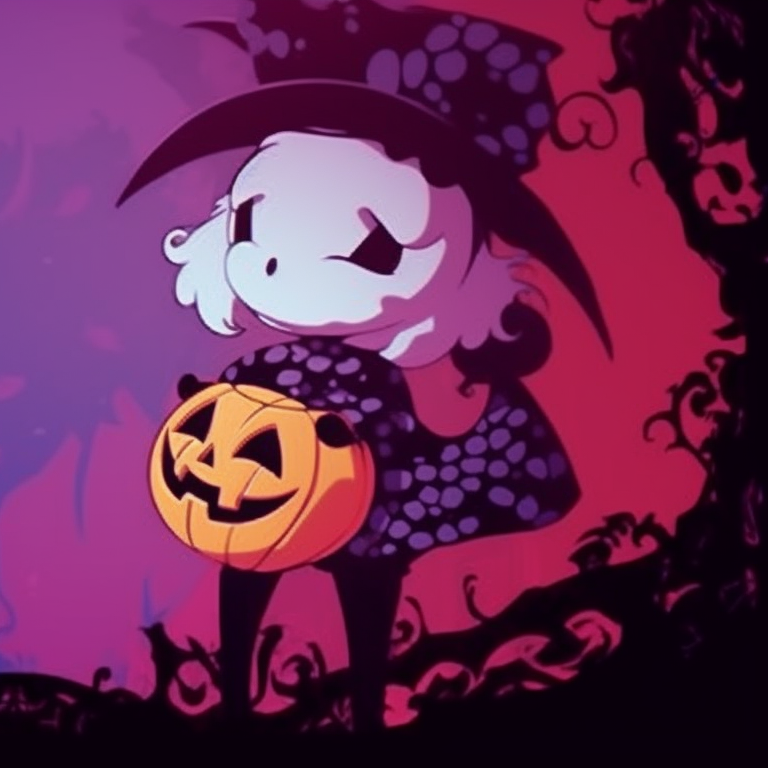 Two characters as dark silhouettes, intensely lit background. scary disney halloween matching pfps pfp for discord.