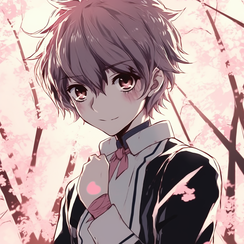 Twin anime girls with similar clothes and expressions, symmetry in design and harmonious color schemes. cute anime manga pfp