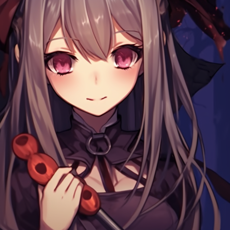 Two characters, vibrant colors and playful style, in Halloween candy outfits. animated matching bestie pfp for halloween pfp for discord.