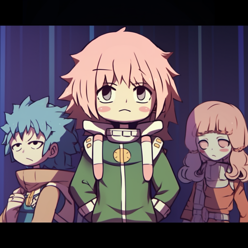 Adorably illustrated My Hero Academia characters, round forms and delicate details. adorably funny anime pfp pfp for discord.