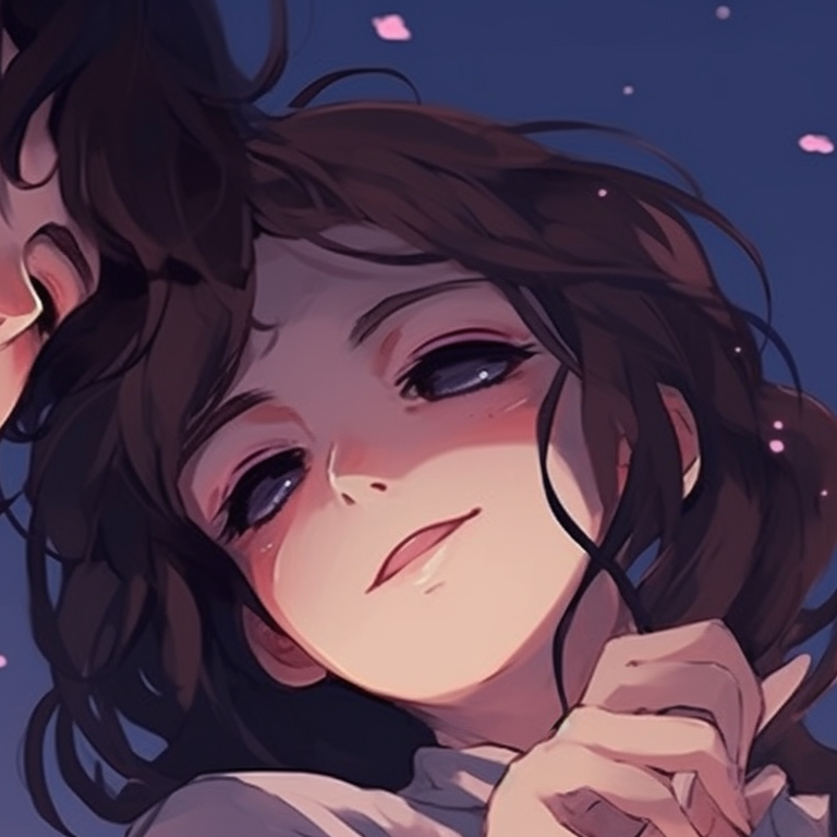 Two characters in a battle stance, dynamic poses and intense expressions, clashing weapons. pinterest matching pfp images pfp for discord.