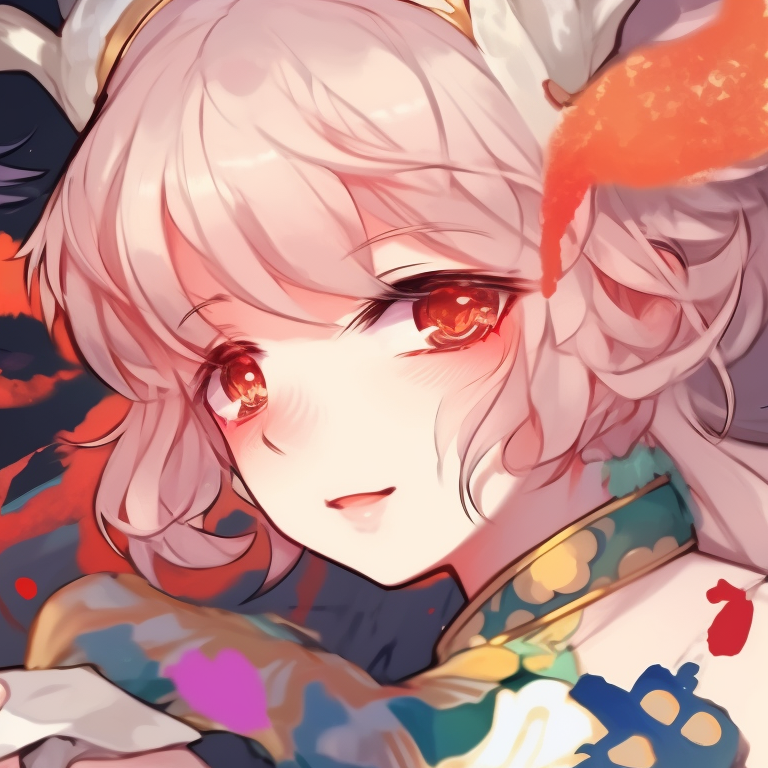 Two Genshin characters in vibrant traditional outfits, jewel tones and high contrast beautifully crafted genshin matching pfp pfp for discord.