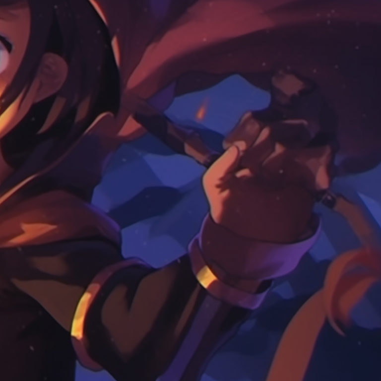 Two characters depicted as zombies, washed out colors and signs of decay. unique non-anime halloween matching pfp themes pfp for discord.