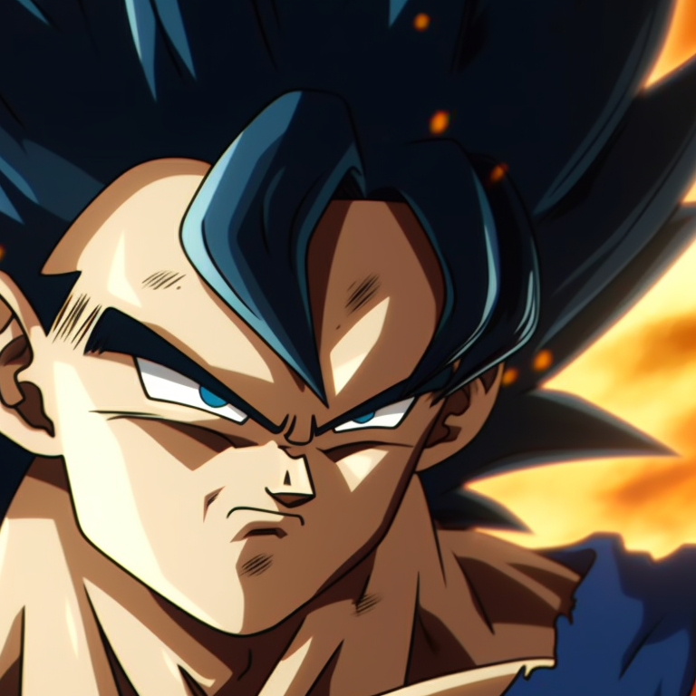 Goku and Vegeta in battle stances, intense expressions and bright energy aura. exploring goku and vegeta pfp pfp for discord.