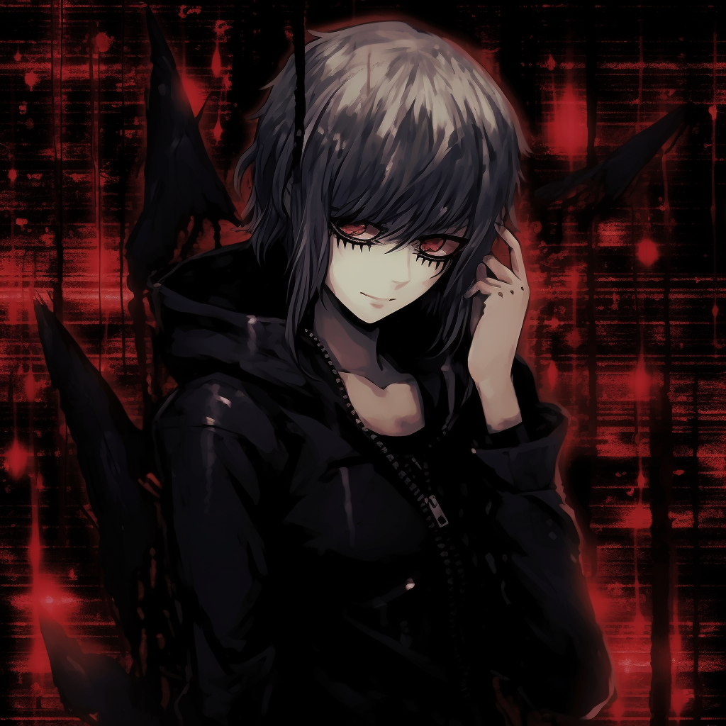 Monochromatic portrayal of Kaneki set against a grunge background, emphasizing the intricate details of the character and the grunge aspect. ultimate grunge anime aesthetic wallpapers