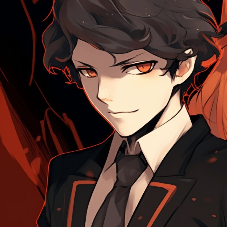 Two characters shrouded in shadows, highlighted by the soft glow of a pumpkin lantern spy x family halloween themed pfp collection pfp for discord.