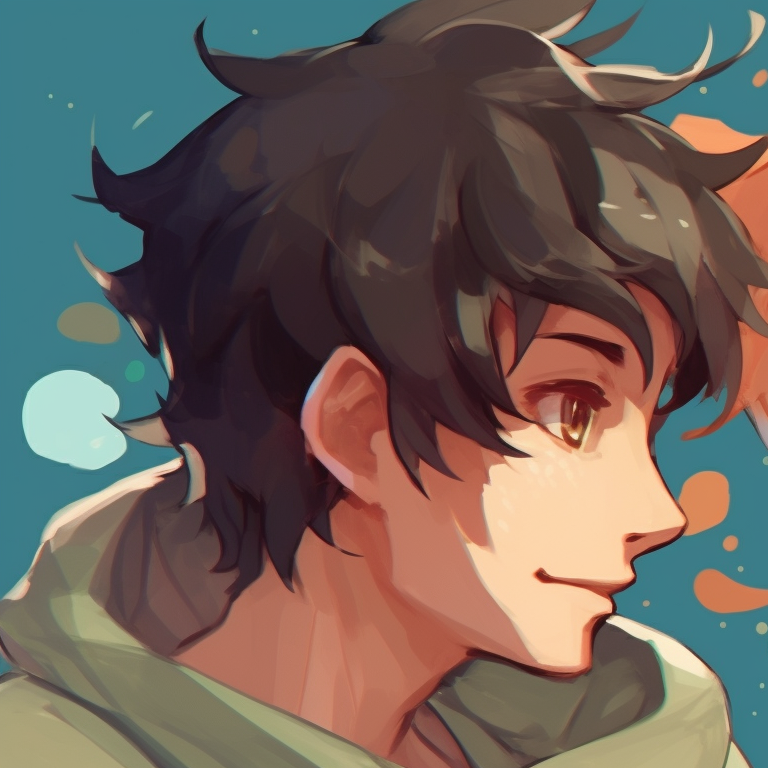 Two characters, highlighted by their shared sobriety, sharing a whispered conversation in a serene environment. top whispering pfp discord pfp for discord.