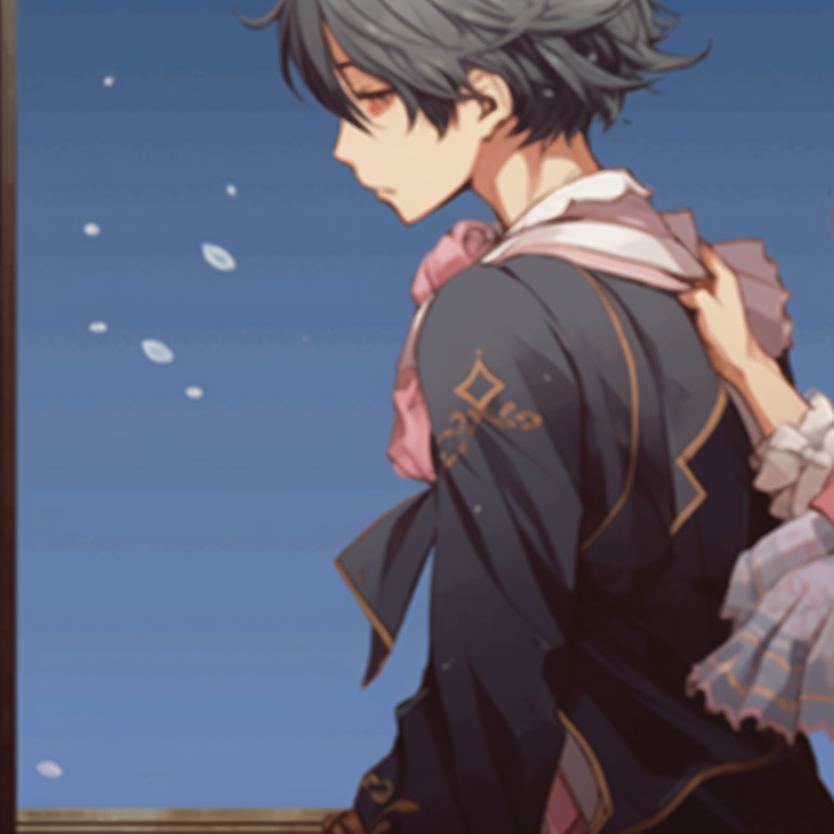 Two characters mirrored against a water surface, detailed reflections and soft glows. amazing girl x girl matching gif pfp pfp for discord.