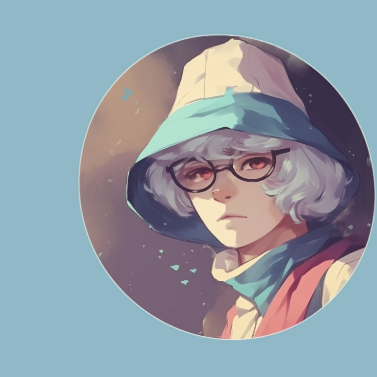 Two wizard characters jesting, pastel hues, and glossy texture. comic profile pictures for best friends pfp for discord.