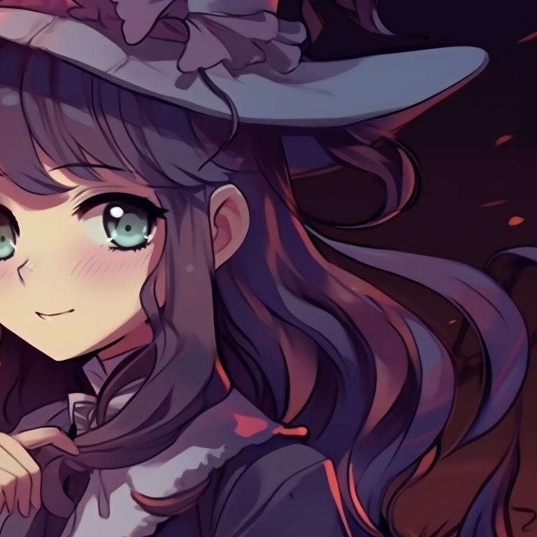 Two characters in ghostly attire, grayscale palette with red accents, standing amidst eerie mist. halloween anime matching pfp pfp for discord.