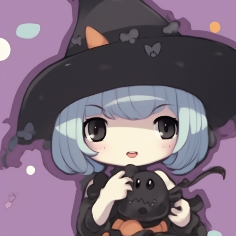 Two characters in ghost costumes, pastel colors with soft shading, posing playfully together. cute halloween matching meme pfp for best friends pfp for discord.