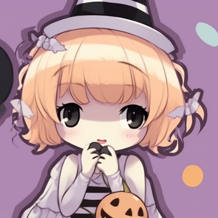 Two characters in ghost costumes, pastel colors with soft shading, posing playfully together. cute halloween matching meme pfp for best friends pfp for discord.
