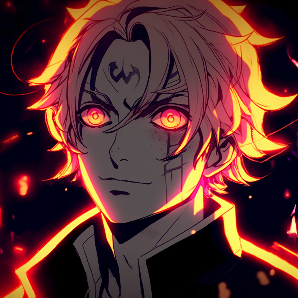 A monochrome profile of Brook, accentuated with glowing neon strokes and atmospheric detailing. one piece inspired glowing anime pfps