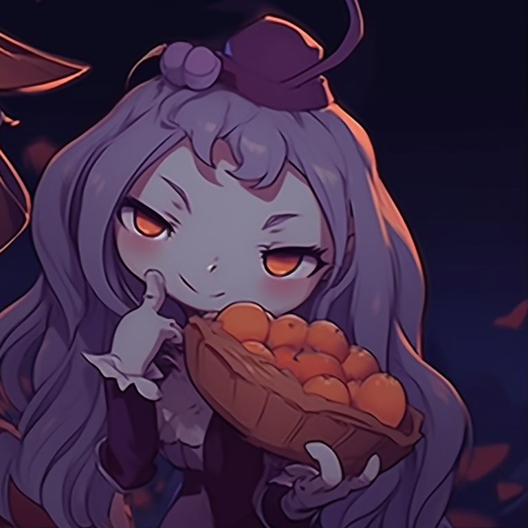 Two spectral characters, semi-transparent design and desaturated colors. discord pfp halloween theme matching ideas pfp for discord.